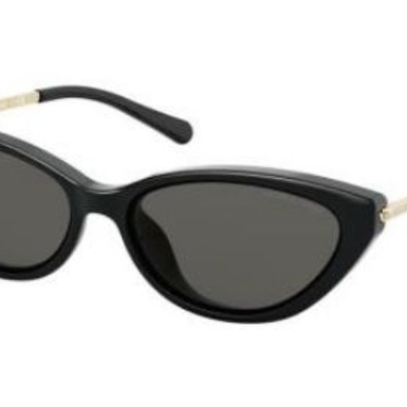 Michael Kors Cat-Eye Sunglasses in Black and Gold NWT - Picture 2 of 8